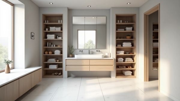 Comment aménager son dressing dans la salle de bain ?