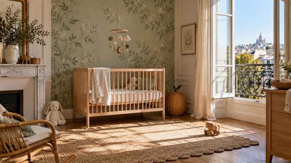Découvrez les tendances apaisantes pour le papier peint bébé