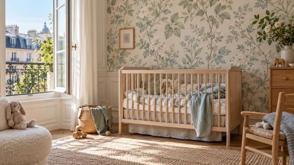 Découvrez les tendances apaisantes pour le papier peint bébé
