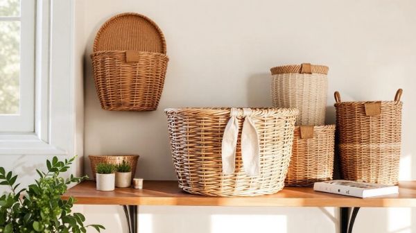 Optez pour des paniers décoratifs pour un rangement stylé
