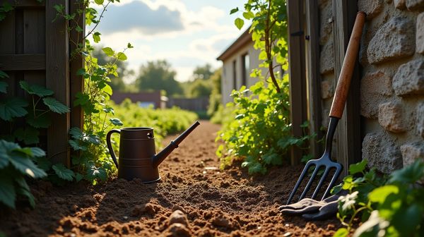 Optimiser son jardin avec les bons outils pour retourner la terre