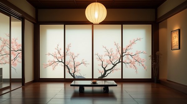 Des panneaux japonais occultants pour un intérieur raffiné